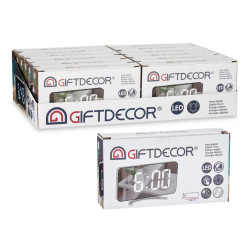 WHITE MIRROR CLOCK