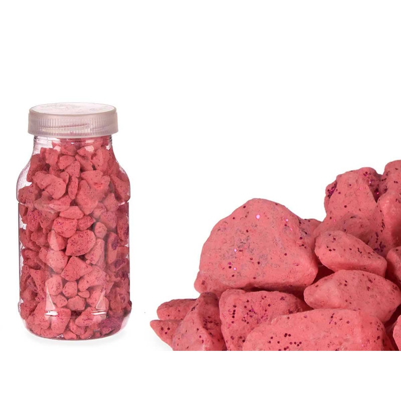 CONTENITORE PIETRA BRILLANTINI 700G ROSA