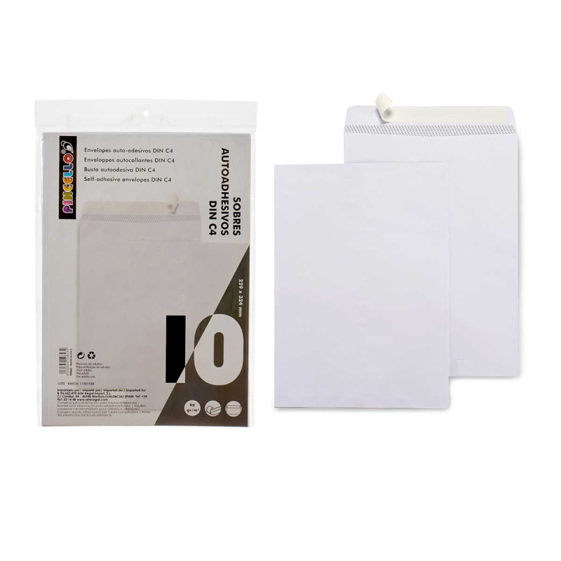 ENVELOPE DIN C4 10 PÇS