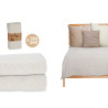 180X260CM BEIGE GEOMETRIC PATTERN BEDSPREAD 