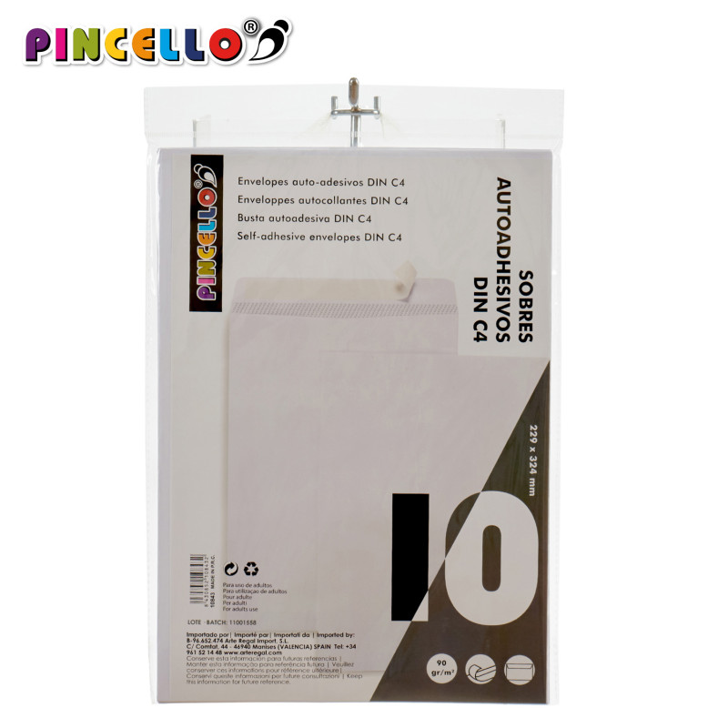 ENVELOPE DIN C4 10 PÇS