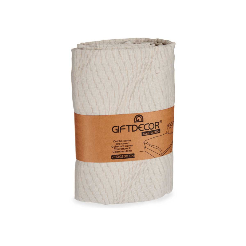 COUETTE LIT EAU BEIGE 240X260CM
