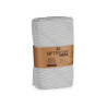 240X260CM GREY AQUA PATTERN BEDSPREAD 