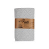 240X260CM GREY GEOMETRIC PATTERN BEDSPREAD 