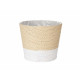 CESTA ALGHE 18CM BIANCO NATURALE