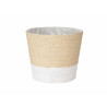 CESTA ALGHE 18CM BIANCO NATURALE