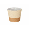 VASO CORDA 18x16CM CASTANHO NATURAL 