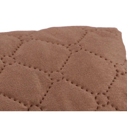 COPRI SOFA IMBOTTITO 2 POSTI MARRONE