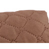 TWO SEATS BROWN SOFA COVER