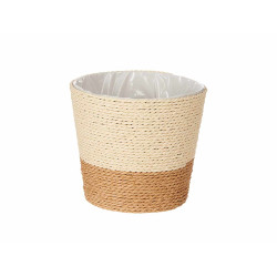 CESTA ALGHE 15CM MARRONE NATURALE