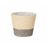 VASO CORDA 15X14CM CINZENTO NATURAL 
