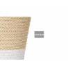 POT DE FLEURS CORDE 12,5X12CM BLANC NATUREL 