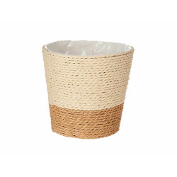 CESTA ALGHE 12,5CM MARRONE NATURALE