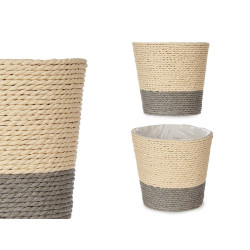 CESTA ALGHE 12,5CM GRIGIO NATURALE