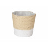 10X10CM NATURAL WHITE ROPE FLOWER POT 