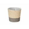 VASO CORDA 10CM CINZENTO NATURAL 