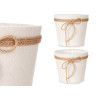CESTA ALGHE CON LACCIO 18CM BIANCO