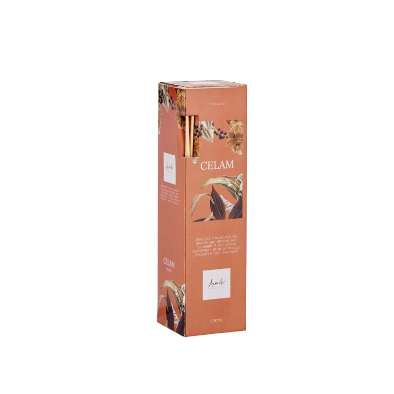 500ML GINGER AND GROUND NUT DIFFUSER WITH STICKS  