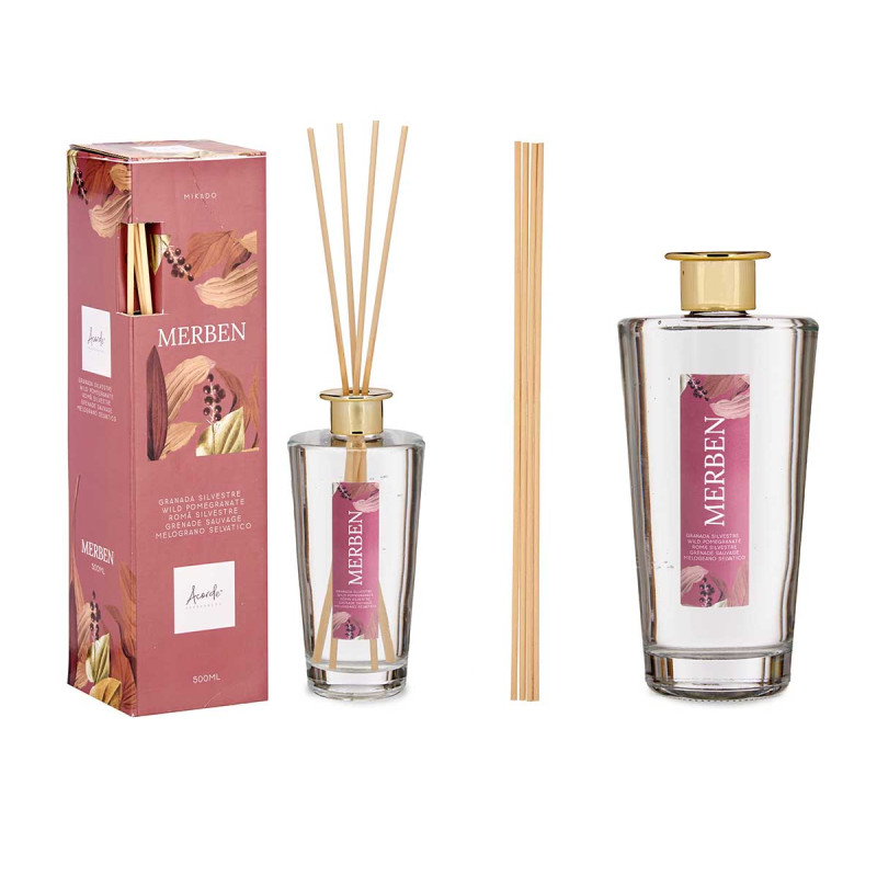 500ML WILD POMEGRANATE DIFFUSER WITH STICKS  