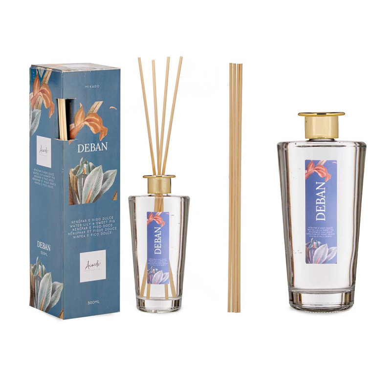500ML WATER LILY AND FIG DIFFUSER WITH STICKS  
