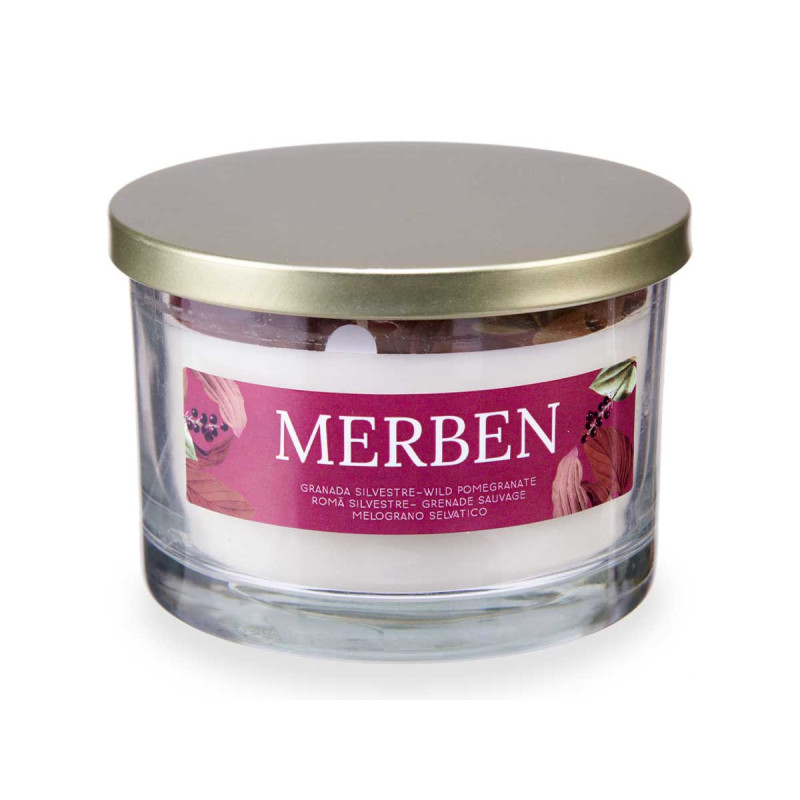 WILD POMEGRANATE CANDLE WITH GOLD LID