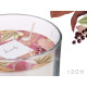 BOUGIE VERRE AC COUVERCLE DORE GRENADE SAUVAGE