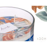 BOUGIE VERRE AC COUVERCE DORE NÉNUPHAR ET FIGUE DO