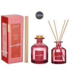 250ML POMEGRANATE DIFFUSER WITH STICKS  