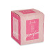 BOUGIE VERRE 120GR PIVOINE