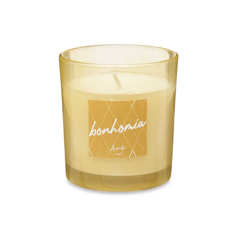 BOUGIE VERRE 120GR AMBRE