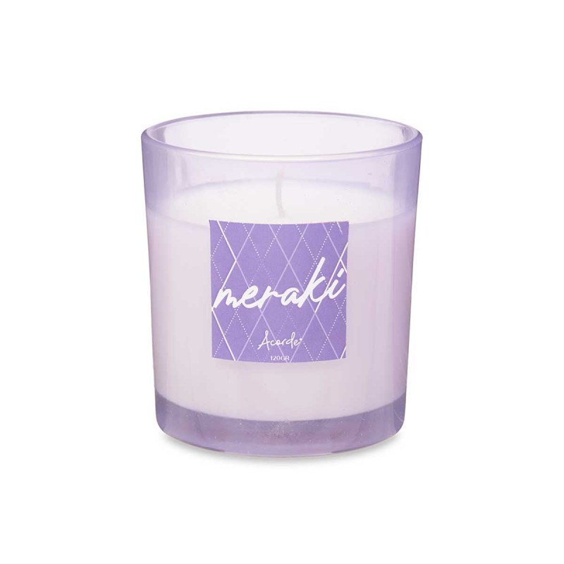 BOUGIE VERRE 120GR VIOLETTE