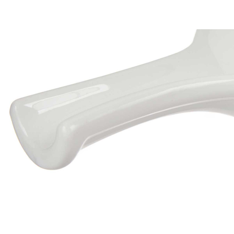 29CM WHITE PORCELAIN SPOON REST