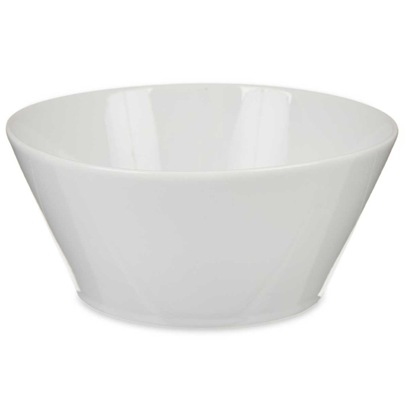 580ML ROUND WHITE PORCELAIN BOWL