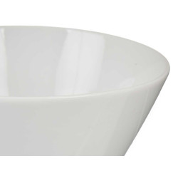 580ML ROUND WHITE PORCELAIN BOWL
