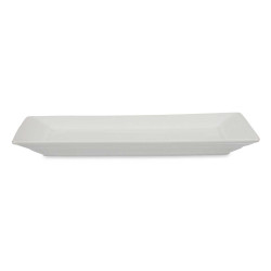 VASSOIO RETTANG PORCELLANA BIANCA 37CM