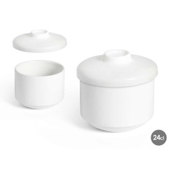 240ML WHITE PORCELAIN SUGAR BOX