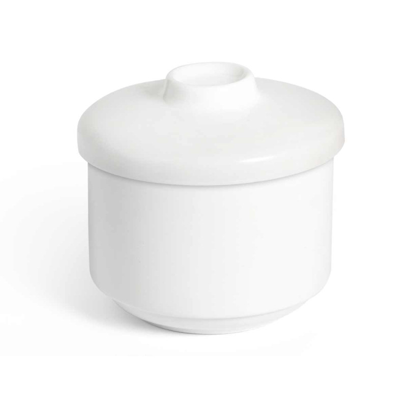 240ML WHITE PORCELAIN SUGAR BOX
