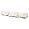 SET 3 CIOTOLE PORCEL BIANCA 350 ML SUPPORT