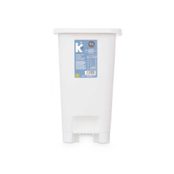 BALDE DO LIXO 10L PEDAL BRANCO