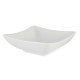 SET 6 12CM SQUARE WHITE PORCELAIN APERITIF BOWL
