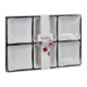 SET 6 12CM SQUARE WHITE PORCELAIN APERITIF BOWL