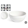 SET 6 9CM WHITE PORCELAIN APERITIF BOWL