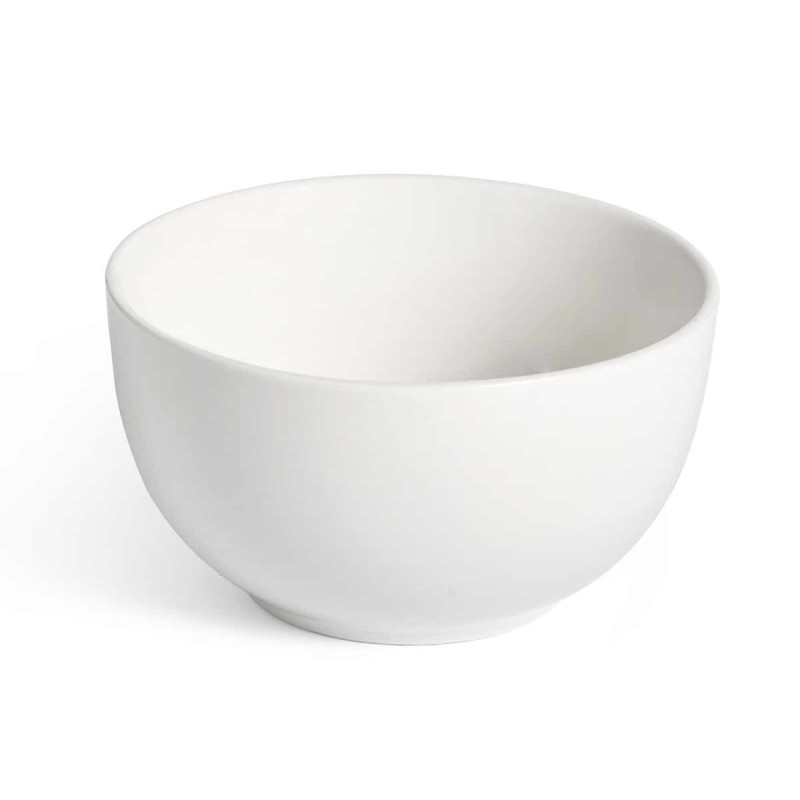 SET 6 10CM WHITE PORCELAIN APERITIF BOWL