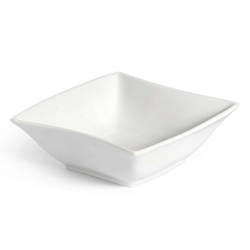 SET 6 12CM WHITE PORCELAIN APERITIF BOWL
