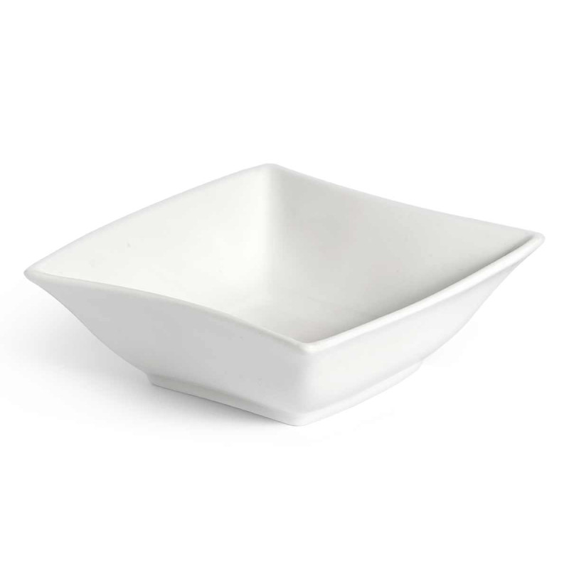 SET 6 BOLS PORCELAINE BLANC APERITIF 12CM
