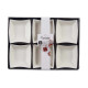 SET 6 BOLS PORCELAINE BLANC APERITIF 12CM