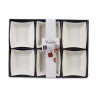 SET 6 12CM WHITE PORCELAIN APERITIF BOWL