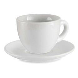 SET 6 TAZZE CAFFÈ PORCEL BIANCA PIATT 150ML