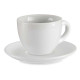 SET 6 TAZZE CAFFÈ PORCEL BIANCA PIATT 150ML
