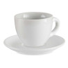 CONJ 6 CHÁVENAS CAFÉ PORCELANA BRANC C PRATO 150ML
